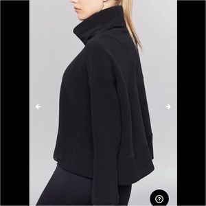 Varley Colina sweatshirt turtleneck loose boxy fit size Small black